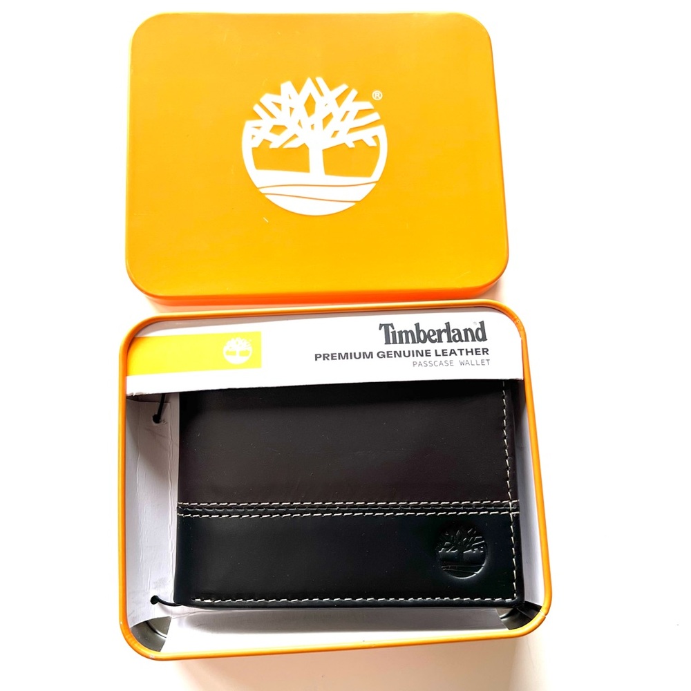 Timberland Leather Wallet Premium Genuine Leather Bifold Wallet